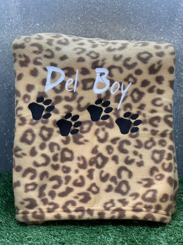 Leopard Pattern Pet Blanket