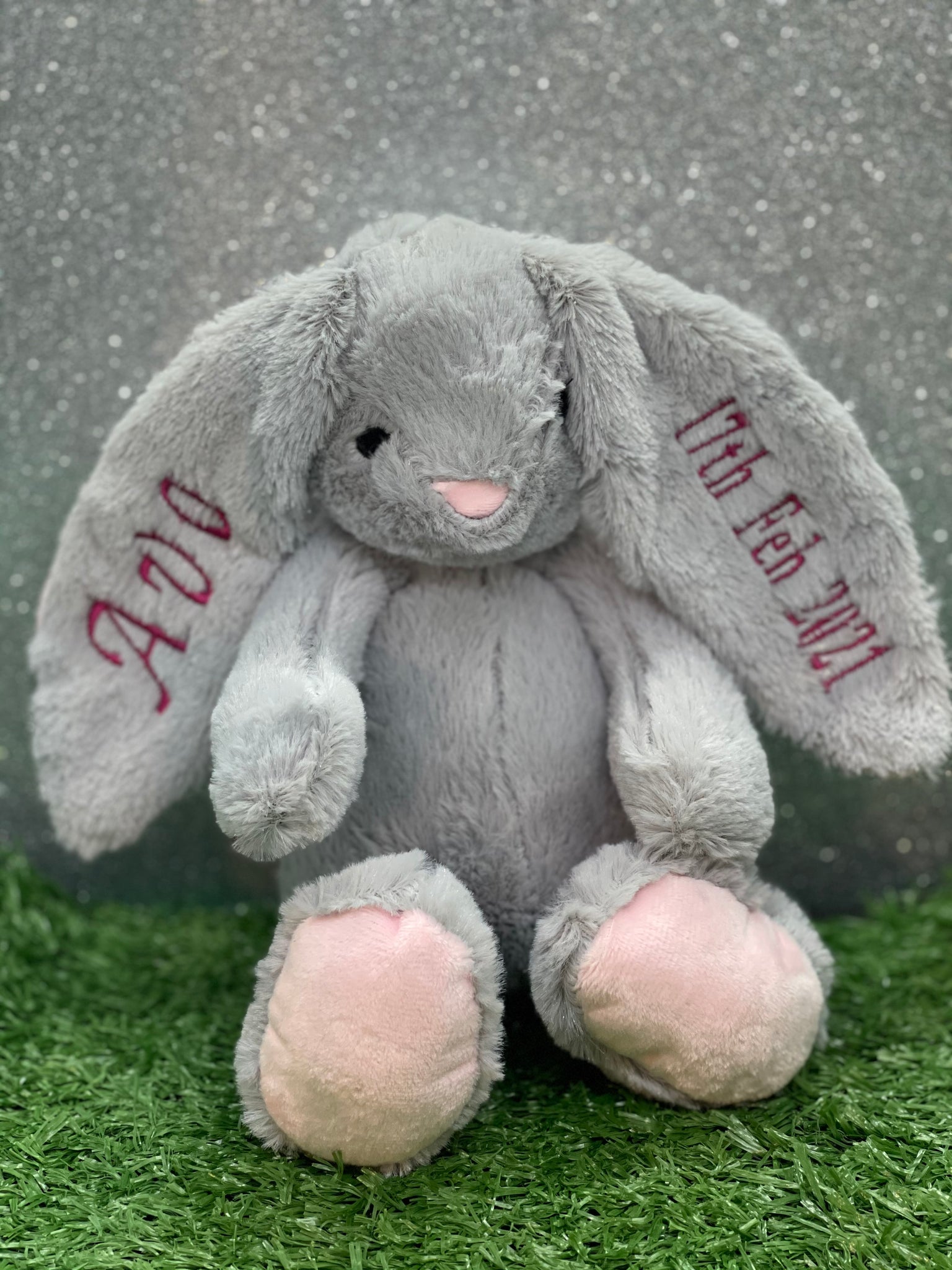 Pink bunny plushie shop