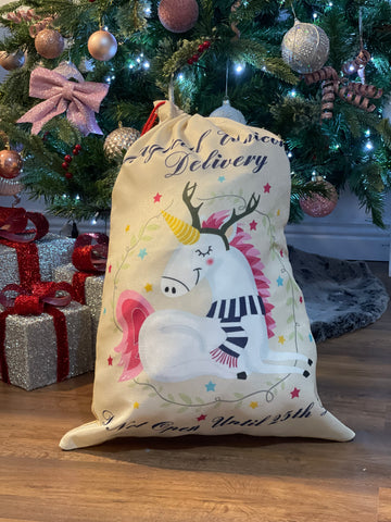 Unicorn Christmas Sack (Special Delivery)